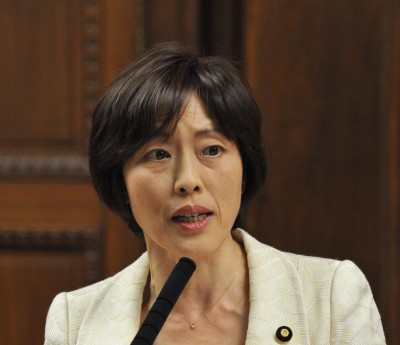 質問する田村智子議員＝11日、参院決算委