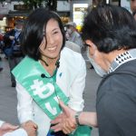 大田区都議補選　もり氏訴え　蒲蒲線ストップを